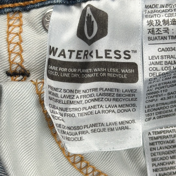 Levi's straight leg "502" blue jeans size 28 - Picture 3 of 15